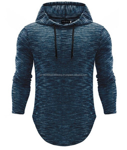 Sweat-shirt à capuche personnalisable en coton mélangé pour hommes, taille européenne et américaine, OEM, sweat-shirt à capuche pour la salle de sport - Product Image 5