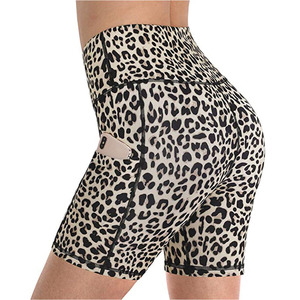 Shorts Deportivos de Alta Calidad para Mujer, Cintura Media, Secado Rápido, Transpirables, Ecológicos, con Estampado por Transferencia de Calor, para Yoga, Running, Ajuste Ceñido - Product Image 3