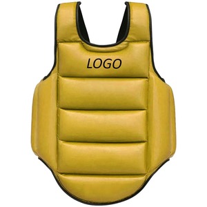 Protège-corps en cuir PU respirant pour entraînement de Muay Thai, boxe et kickboxing, avec options de logo personnalisé et de taille - Product Image 6