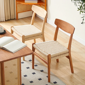 Chaise de salle à manger en rotin et bois de frêne Nam Viet - Product Image 2