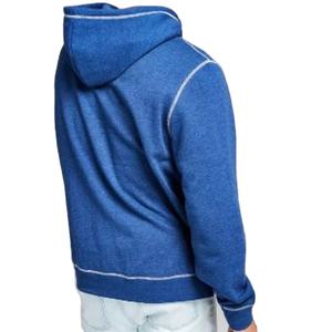 เสื้อสเวตเตอร์มีฮู้ดผ้าฟลีซเย็บตะเข็บสำหรับผู้ชายเสื้อฮู้ดสีทึบระบายอากาศออกแบบได้ตามต้องการ - Product Image 6