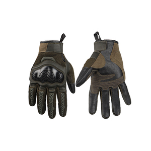 Guantes de Carreras de Cuero Completos, Antideslizantes en la Palma, para Motocross, Actividades al Aire Libre, Unisex, Cierre de Velcro, Protección UV - Product Image 3