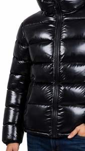 Vestes matelassées d'hiver pour hommes, tendance, à capuche, personnalisables, respirantes, en duvet, manteau d'hiver - Product Image 4