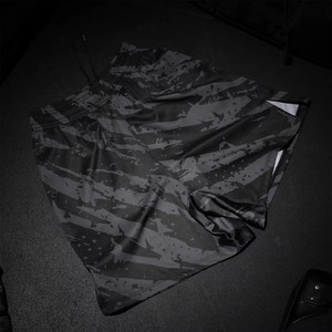 Shorts Deportivos Unisex MMA de Color Sólido, Cintura Elástica Alta, Cómodos, Directo de Fábrica, Logotipo Totalmente Personalizable, Secado Rápido, Transpirables - Product Image 6