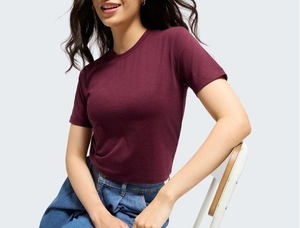 High Quality ladies Fashion Top Everyday Wear Essential Styling Slim Fit Body Hugging Perfect For Casual Basic But High Quality - Product Image 5