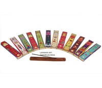 Bâtons d'encens Masala Amber Musk roulés à la main, parfum aromatique Sreevani, toutes saisons, 8 pouces, 15g, 12 paquets/boîte, vente en gros, Inde
