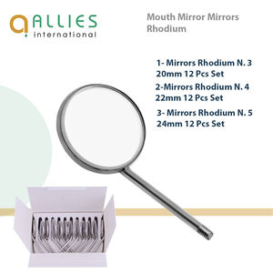 Miroir buccal manuel de haute qualité avec couleur et logo personnalisés, poignée ergonomique écologique - Product Image 4