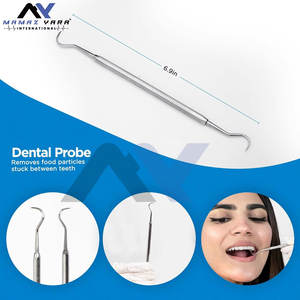 4 pièces d'outils dentaires manuels en acier inoxydable français, efficaces pour le nettoyage des dents, élimination de la plaque et du tartre, pour usage domestique - Product Image 6