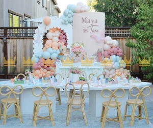 Chaise pour enfants en rotin artisanale pour la location lors de fêtes, mariages, anniversaires, festivals et la décoration d'événements professionnels - Product Image 2