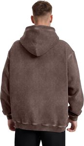 <b>Mens</b> Fleece <b>Hoodie</b> Pullover Warm <b>Thick</b> Fabric Casual Sweatshirt <b>Hoodie</b> with Adjustable Drawstring Hood Comfortable Everyday Wear - Product Image 5