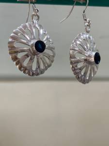 German Silver Zircon Gemstone <b>Earring</b> Quality For Jewelry Style Unique classic <b>Earring</b> Gemstone Handmade Birthstone Handmade - Product Image 3