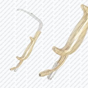 Écarteur mammaire de qualité supérieure style Tebbetts 25x120mm à pointe dentelée avec guide de lumière et aspiration, instrument de chirurgie plastique OEM - Product Image 6