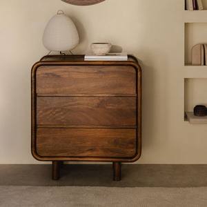 Cómoda de 3 cajones Vandana Nova Astra en madera de mango Gina - Product Image 1