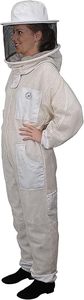 Ultravent Beekeeping <b>Suit</b> with Round Veil 3-Layer Anti-cut Design Level D Protection Regular Fit for Men & Women Heat Resistant - Product Image 2