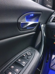Iluminación ambiental LED para el interior del coche, compatible con BMW Serie 1-5 F20 / F30 / F32 / F10 / F11 HYUGA (2 piezas) - Product Image 4