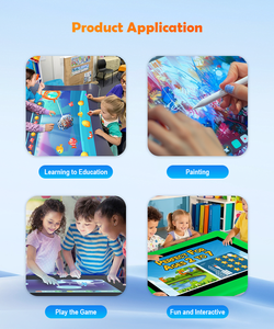 Tavolo <span class=keywords><strong>da</strong></span> Gioco Smart con Schermo Touch <span class=keywords><strong>da</strong></span> 43 Pollici, Sollevamento Manuale, Tavolo Interattivo Digitale Multi-Touch per Bambini, Tavolino <span class=keywords><strong>da</strong></span> Caffè - Product Image 6
