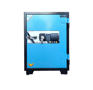 Caja fuerte con cerradura coreana que utiliza un código de combinación junto con una llave adjunta. - Product Image 1