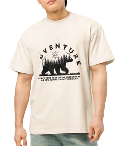 เสื้อยืดคอตตอนหนา 260GSM พิมพ์ลายขายส่งสำหรับผู้ชาย ระบายอากาศได้ดี กันยับ รับทำโลโก้ตามสั่ง แขนสั้น รับผลิตแบบ OEM - Product Image 4