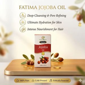 Huile de jojoba à formule raffinée et légère, texture douce et bienfaits équilibrants pour l'hydratation, pour les soins de la peau et le conditionnement des cheveux - Product Image 1