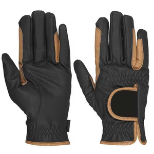 Nouvelles gants d'équitation en cuir Cabretta de haute qualité avec logo personnalisé, gants d'équitation pour femmes, gants de polo en cuir souple - Product Image 5