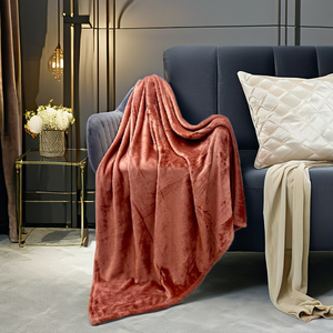 Luxury Soft Egyptian Cotton Throw Blanket with <b>Cushion</b> European American Style Solid Pattern 300tc All-Season Hotel Use - Product Image 2