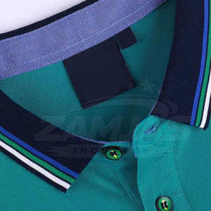 เสื้อโปโลผู้ชายทรงสลิมฟิตขายดีที่สุด สำหรับสไตล์แฟชั่นทันสมัย ผลิตตามสั่ง ทรงสลิมฟิต แห้งเร็ว ลายเรียบ - Product Image 6