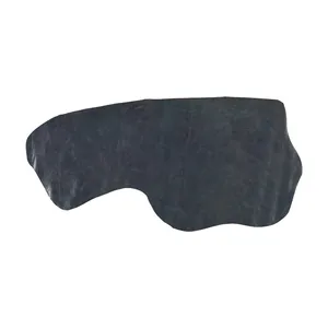 Cuir de vachette véritable de qualité supérieure, tanné végétal, bleu denim, matériau authentique pour la fabrication artisanale de chaussures, sacs et portefeuilles. - Product Image 4