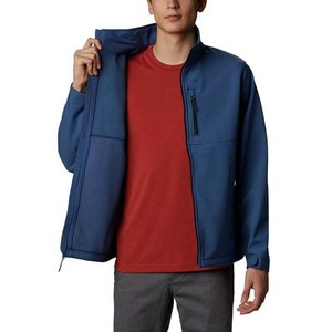 Nouvelle veste softshell personnalisée, vêtements de travail d'hiver, veste softshell zippée imperméable et coupe-vent doublée de polaire pour homme - Product Image 6