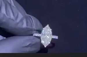 <b>UNICORN</b> JEWELS Women's Luxury 3.02CT Marquise Cut Diamond Ring with Lab Grown Side Stones IGI Certified 14K Gold - Product Image 1