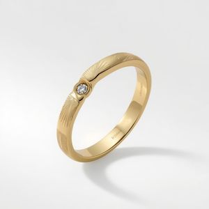 แหวนเพชรทองคำแท้ 14K ชุบโรเดียม ดีไซน์หรูหรา แรงบันดาลใจจากภูเขา ของขวัญแต่งงานสำหรับผู้หญิง เครื่องประดับคุณภาพสูงที่ยั่งยืน ผู้ผลิต OEM - Product Image 1