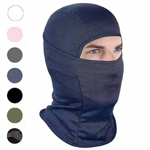 Pasamontañas Unisex para Exteriores MANTIC ENTERPRISES, Cobertura Facial Completa, Azul Oscuro, 100% Poliéster, Adulto, 48-50cm, Diseño a Cuadros, Bordado 3D - Product Image 5