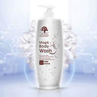 Gel Douche Super Hydratant Végétalien OEM en Gros, Marque Privée, Blanchissant, à Base de Plantes, Contrôle du Sébum, Rafraîchissant