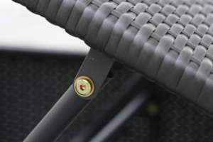 Rattan <b>Sun</b> <b>Loungers</b> Seat <b>Cushion</b> 8cm Wholesale Modern Sunbed Set Garden Furniture Outdoor Steel Frame Carton Packaging Item - Product Image 5