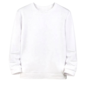 Sweat-shirts pour hommes en molleton polyester/coton respirant, à séchage rapide, taille plus, col rond, imprimé personnalisé, poche brodée - Product Image 1