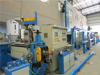 Extrudeuse de machine de fabrication de câbles réseau neufs ou d'occasion/torsion de gaine pour câble réseau Cat5e/Cat6