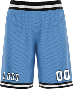 Shorts de basketball pour hommes, haute qualité, 100% polyester, légers, respirants, avec taille élastique réglable, pour l'été - Product Image 2