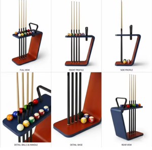 Soporte de Madera de Alta Gama para Tacos de Billar, Accesorio de Lujo de Primera Calidad para Mesa de Billar con Empaque Personalizado - Product Image 2