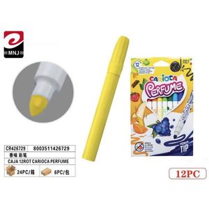 Pennarelli Acquerellabili Profumati Carioca 12 Colori con Punta Premium, Forniture Artistiche per Bambini - Product Image 1