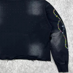 Sudadera con Capucha de la Mejor Calidad a Precio Mayorista, con Serigrafía y Pedrería, 100% Algodón, Tejido de Felpa, Producto de Tendencia para Hombre - Product Image 5