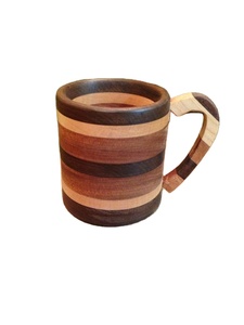 แก้วกาแฟไม้ธรรมชาติ แก้วน้ำชาไม้เนื้อแข็ง ทนความร้อน สำหรับใช้ในบ้าน คาเฟ่ บาร์ ร้านอาหาร ราคาโรงงาน - Product Image 4