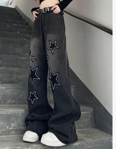 OEM Factory Men's Loose Fit Flare Streetwear Jeans Baggy Straight Leg <b>Bell</b> Bottom Trousers in Denim Plus Size Custom Options - Product Image 3