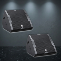 Haut-parleur de monitoring mono en bois LS3 coaxial 12 pouces/15 pouces actif/passif avec puissance de 400W/350W et connectivité XLR/Speakon