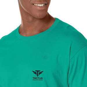 T-shirt de haute qualité pour hommes, logo personnalisé imprimé, 100% coton, streetwear, coupe ample, vente en gros au Pakistan - Product Image 3