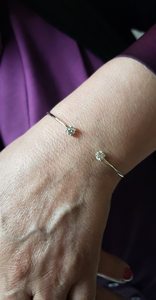0.80 CT Lab Grown Diamond Bangle <b>Bracelet</b> 18K Gold | IGI Certified Luxury Bridal Party Jewelry for Women | Elegant Wedding - Product Image 1