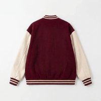 Veste ALFORIOS Vintage Varsity Letterman personnalisable, patch Big Chief 1963, style baseball rétro, manches en laine, veste bomber universitaire d'hiver
