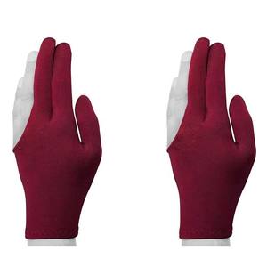 Gants de billard/snooker à 3 doigts ouverts de haute qualité, respirants, protecteurs pour les mains, colorés, en spandex lisse, pour l'été - Product Image 3