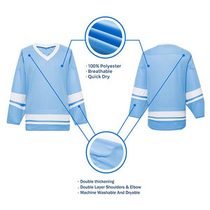 Uniforme de Hockey sobre Hielo Sublimado para Competición de Equipo, Jersey y Pantalones de Secado Rápido para la Liga de Hockey sobre Hielo - Product Image 2