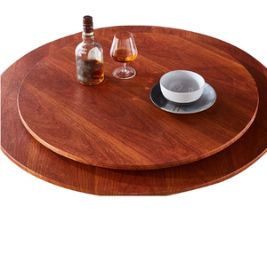 Plateau tournant en bois de qualité supérieure, plateau en bois sur mesure pour Lazy Susan - Product Image 6