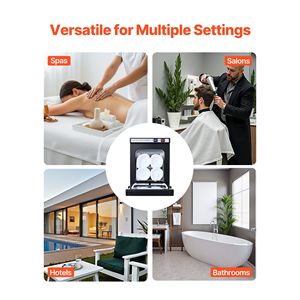 Chauffe-eau électrique portable en acier inoxydable de 1,1 gallon, idéal pour le chauffage de serviettes, capacité de 8 à 12 serviettes - Product Image 4