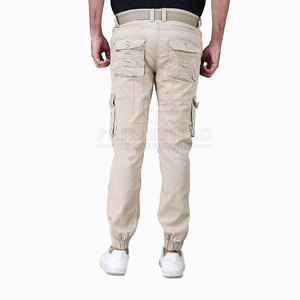 Pantalones Cargo Casuales para Hombre de Marca Privada, 100% Algodón, Ligeros, con Múltiples Bolsillos y Color Liso - Product Image 2